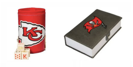 juegos de mesa Chiefs y Bucs