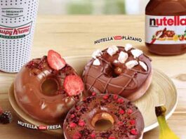 Las donas de Nutella regresan a Krispy Kreme donas de Nutella Krispy Kreme