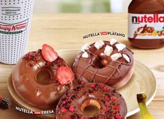 Las donas de Nutella regresan a Krispy Kreme donas de Nutella Krispy Kreme