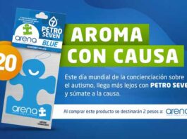 Petro Seven vende aromatizantes para auto en apoyo a personas con autismo campaña Petro Seven autismo