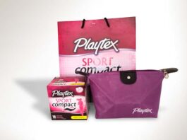 Trivia: Mantente en movimiento en casa con Playtex Sport Compact tampones Playtex Sport Compact
