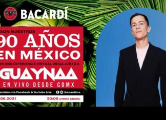 Guaynaa se suma a los 90 años de Bacardí México con concierto gratuito concierto Guaynaa