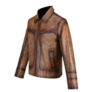 chamarra de piel Cuadra