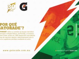 Gatorade cumple 30 años en México