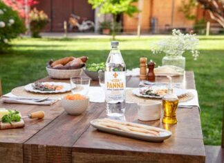 botella portable Acqua Panna