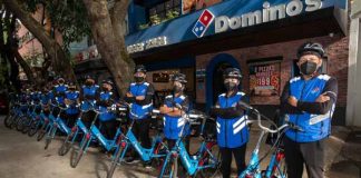 Domino's utiliza bicicletas eléctricas ElectroBike
