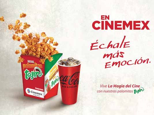 palomitas Tajín regresan a Cinemex