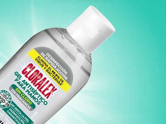 gel antiséptico para manos Cloralex