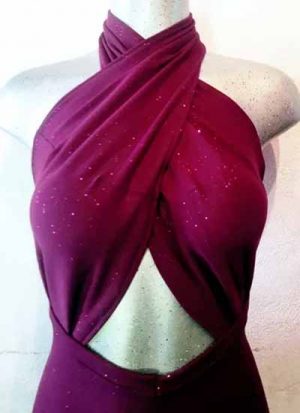 jumpsuit púrpura Selena