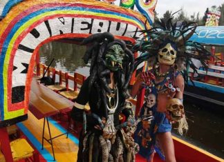 espectáculos Día de Muerto Xochimilco