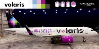avión Volaris Ghostbusters el legado