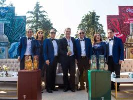 botella especial Gran Centenario Ángeles Azules