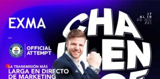 clase de mercadotecnia más larga EXMA Challenge