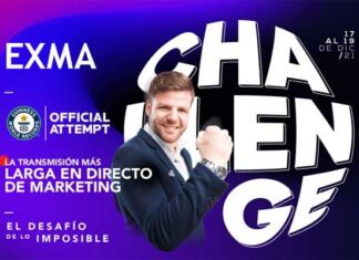 clase de mercadotecnia más larga EXMA Challenge