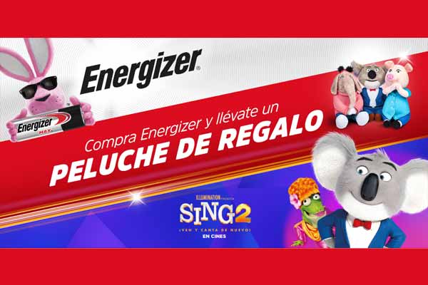 promoción Energizer Sing 2