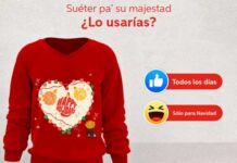 Burger King y DiDi Food regalarán ugly sweaters de edición limitada Burger King y Didi Food ugly sweaters