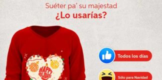 Burger King y Didi Food ugly sweaters