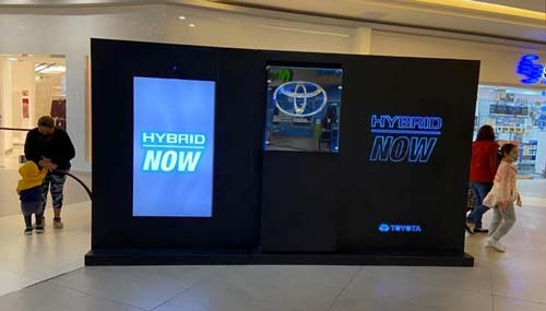 campaña Toyota centros comerciales