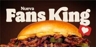 hamburguesa Fans King Burger King