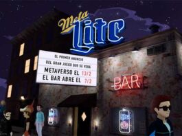 bar metaverso Miller Lite
