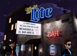 Miller Lite abre bar en el metaverso para disfrutar el Super Bowl bar metaverso Miller Lite