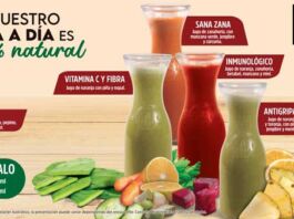 Toks ofrece nuevos jugos 100% naturales para acompañar el desayuno línea de jugos naturales Toks