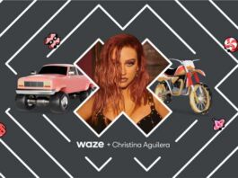 Waze invita a conducir en compañía de la voz de Christina Aguilera voz Christina Aguilera en Waze