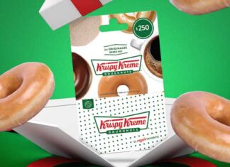 tarjetas de regalo Krispy Kreme