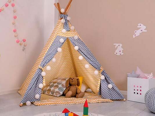 Tipi, el complemento ideal para las habitaciones de los niños tienda de campaña Tipi