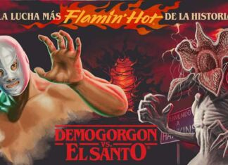 promoción Sabritas Flamin' Hot Demogorgon vs. El Santo