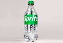 botella transparente Sprite