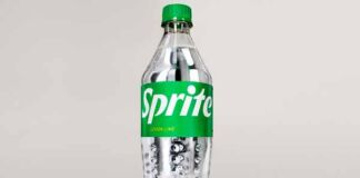 botella transparente Sprite