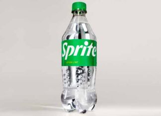 botella transparente Sprite