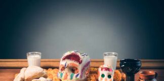 productos para altar de Día de Muertos
