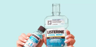 botellas plástico PCR Listerine