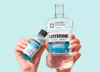 botellas plástico PCR Listerine