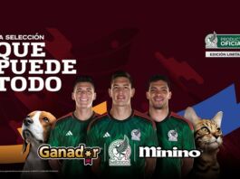 Minino y Ganador son patrocinadores oficiales de la Selección Mexicana de Fútbol Minino y Ganador patrocinadores Selección Mexicana