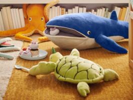 IKEA lanza peluches hechos de plástico proveniente del océano peluches Blavingad Ikea