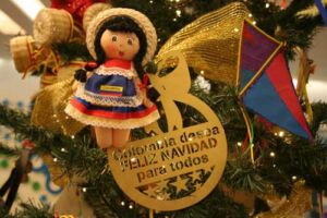 árboles navideños Lazos de Navidad