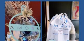 navidad en The Amora Beauty Market