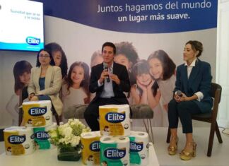 Elite lanza fórmula más suave para su línea de papel higiénico fórmula más suave en papel higiénico Elite