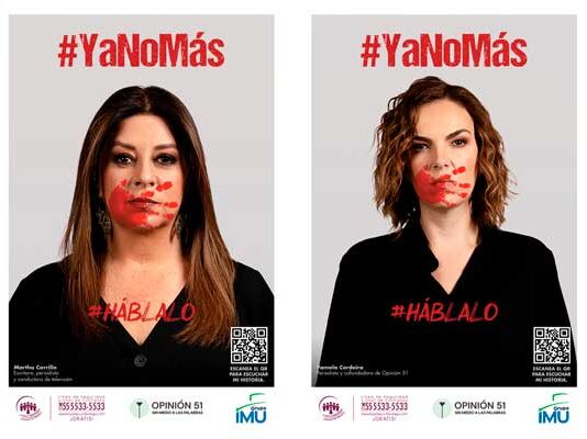 #YaNoMás #Háblalo, la campaña de Grupo IMU contra la violencia de género Ya no más Grupo IMU