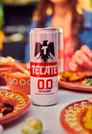 Tecate 0.0 en lata