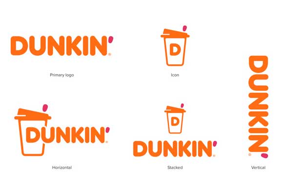 Dunkin’ Donuts rediseña su imagen para llamarse simplemente Dunkin’ 1 aplicaciones logotipo Dunkin'