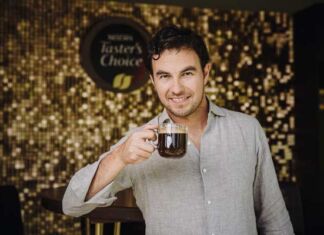 Checo Pérez embajador Nescafé Taster's Choice