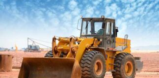 Bulldozer excavadora