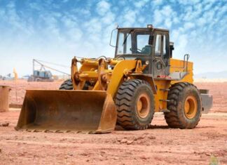 Bulldozer excavadora