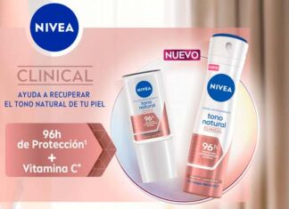 Nivea Tono Natural Clinical brinda 96 horas de protección extrema antitranspirante Nivea Tono Natural Clinical