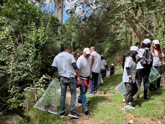 Agua Sta.María organiza jornada de limpieza en el Río Tlahuapan en Puebla jornada de limpieza Agua Sta.María