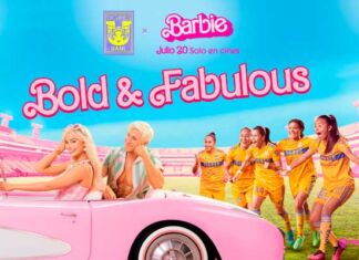 alianza Tigres Femenil y Barbie